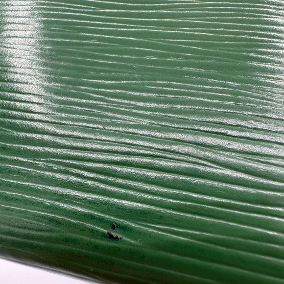 LV Louis Vuitton Green Epi Long Wallet